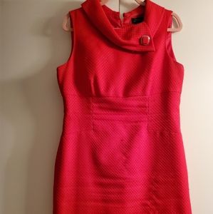Tahari red dress